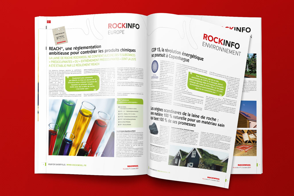 Bulletin d'information Rockinfo pour Rockwool - ZONALPHA | Agence de communication